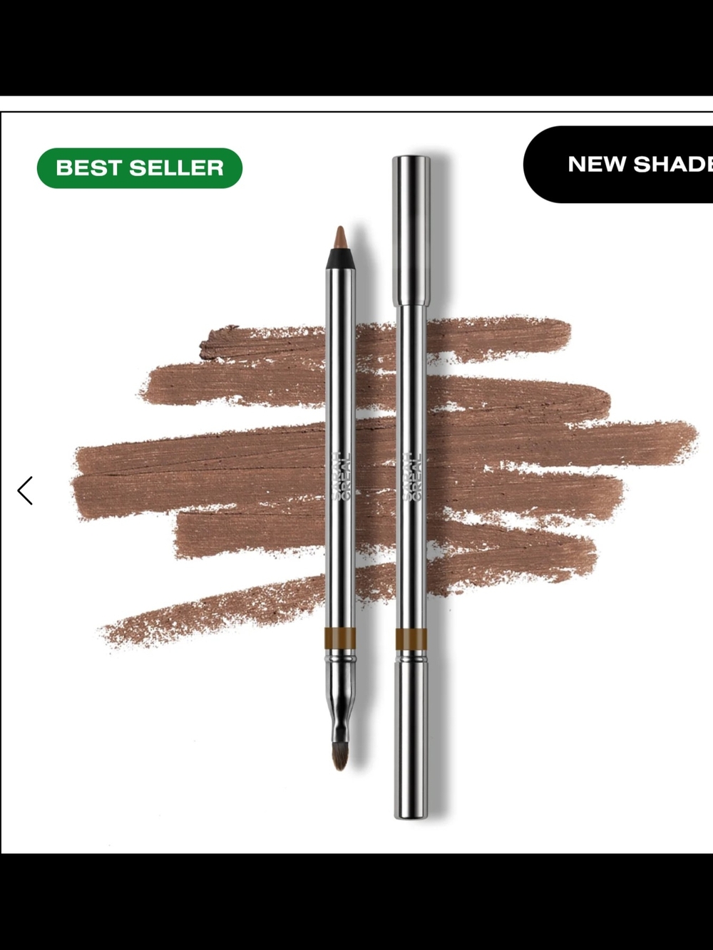 Sarah Creal Eyes Up Eyelinerb& Brush Duo In Everyday Taupe NIB
